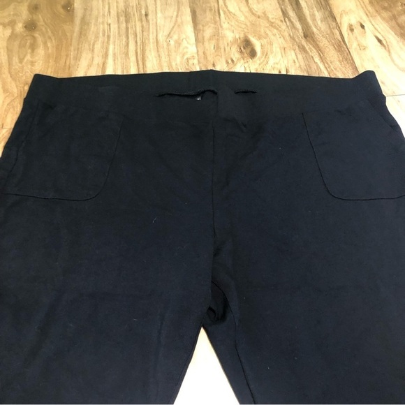 Torrid Deep Navy Blue Capri Pants Womens Size 5 Stretch Waist Pockets - Picture 3 of 9